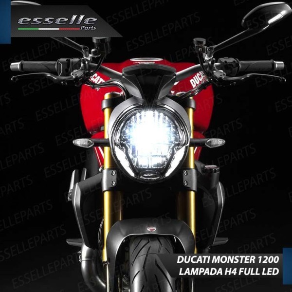 Kit Full LED Lampada H4 9000 Lumen per Ducati Monster 1200 2017-2021 S