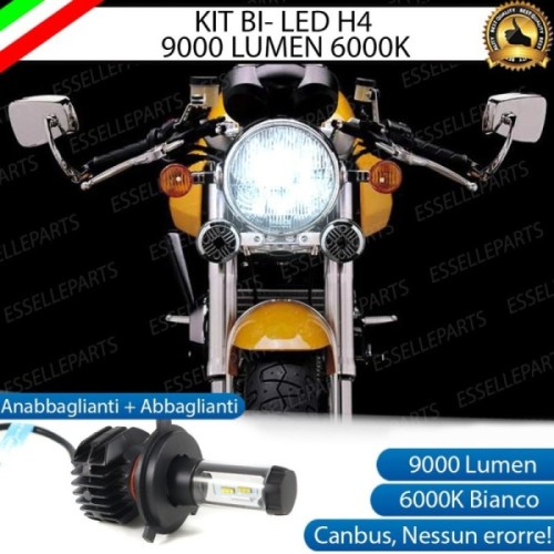 Kit Full LED Lampada H4 9000 Lumen per Ducati Sportclassic 1000 2006-2012 GT
