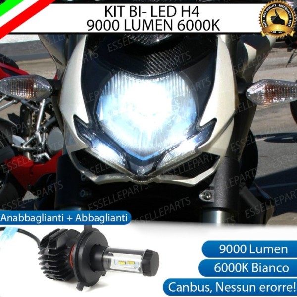 Kit Full LED Lampada H4 9000 Lumen per Ducati StreetFighter 1100 2009-2012