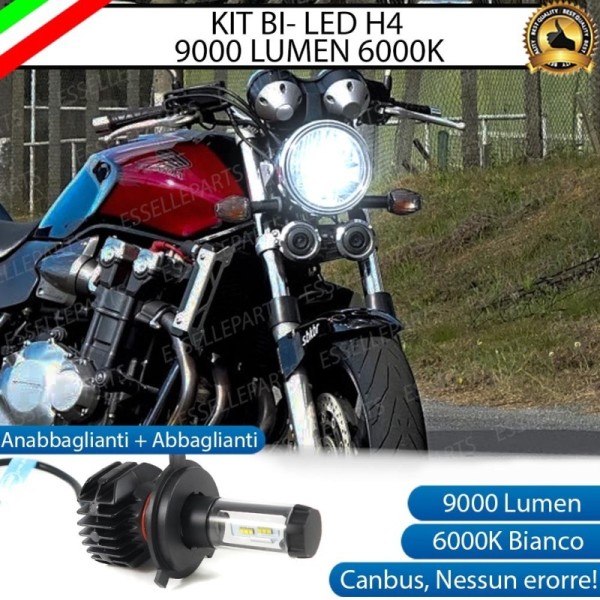 Kit Full LED Lampada H4 9000 LUMEN Anabbagliante Abbagliante Honda CB 1300 2003-2006