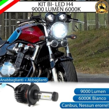 Kit Full LED Lampada H4 9000 LUMEN Anabbagliante Abbagliante Honda CB 1300 2007-2012 Kit Full LED Lampada H4 9000 LUMEN Anabbagliante Abbagliante Honda CB 1300 2007-2012
