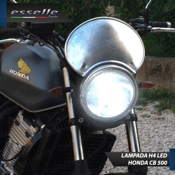 Kit Full LED Lampada H4 9000 LUMEN Anabbagliante Abbagliante Honda CBF 500 2004-2006