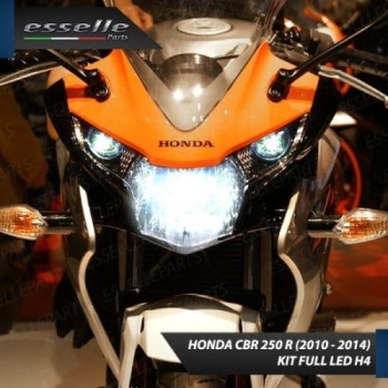 Kit Full LED Lampada H4 9000 LUMEN 6000K Honda CBR 250 R 2010-2014