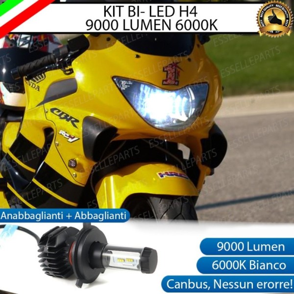Kit Full LED Lampada H4 9000 LUMEN 6000K Honda CBR 600 F 1991-1994