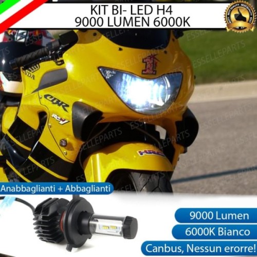 Kit Full LED Lampada H4 9000 LUMEN 6000K Honda CBR 600 F 1999-2000