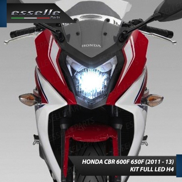 Kit Full LED Lampada H4 9000 LUMEN 6000K Honda CBR 600 F 2011-2013