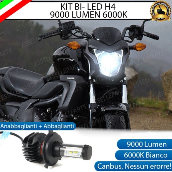 Kit Full LED Lampada H4 9000 LUMEN 6000K Honda CTX 700 2014-2016 ABS DCT