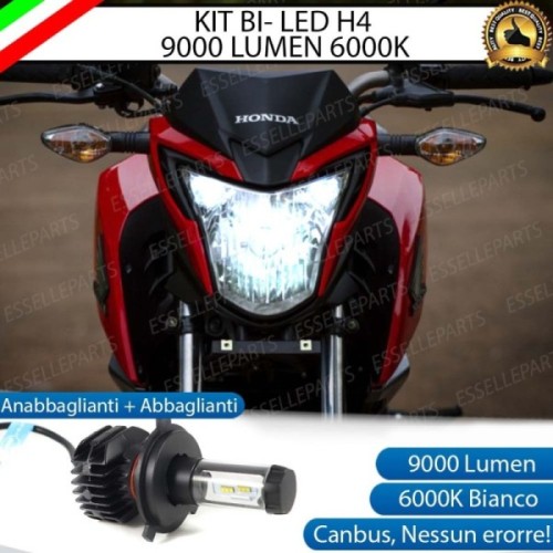 Kit Full LED Lampada H4 9000 LUMEN 6000K Honda Hornet 600 2011-2013