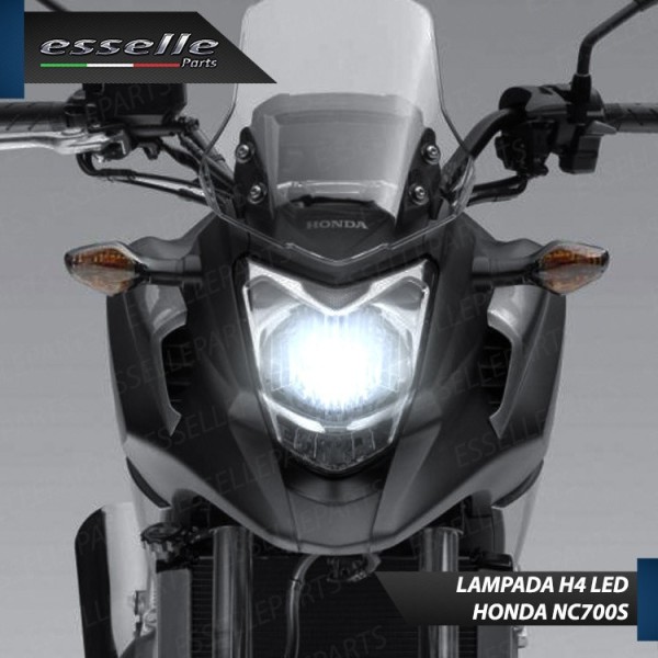 Kit Full LED Lampada H4 9000 LUMEN 6000K Honda NC 700 S 2011-2014 ABS