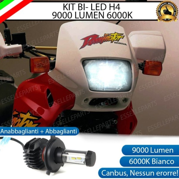 Kit Full LED Lampada H4 9000 LUMEN 6000K Honda NX 650 Dominator 1996-2002