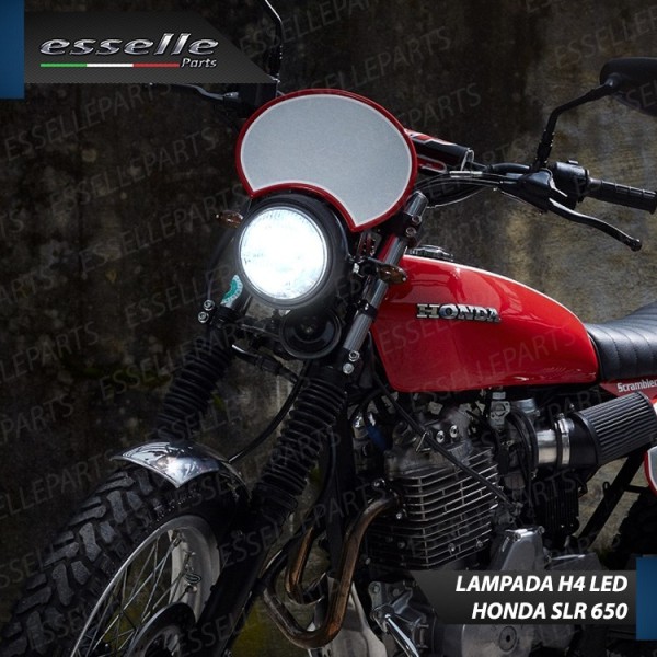 Kit Full LED Lampada H4 9000 LUMEN Anabbagliante Abbagliante Honda SLR 650 1996-1999