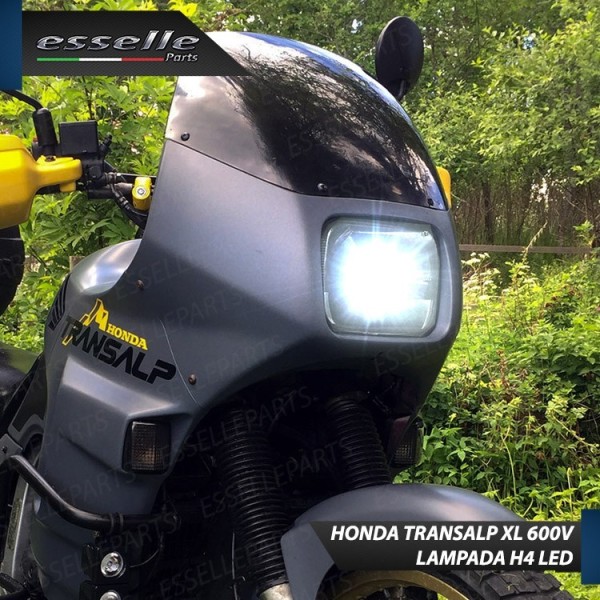 Kit Full LED Lampada H4 9000 LUMEN 6000K Honda Transalp XL 600V 1991-1993