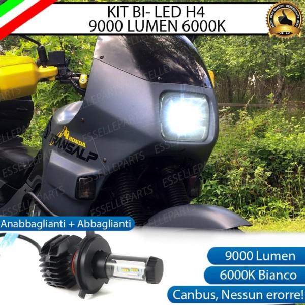 Kit Full LED Lampada H4 9000 LUMEN 6000K Honda Transalp XL 600V 1994-1996