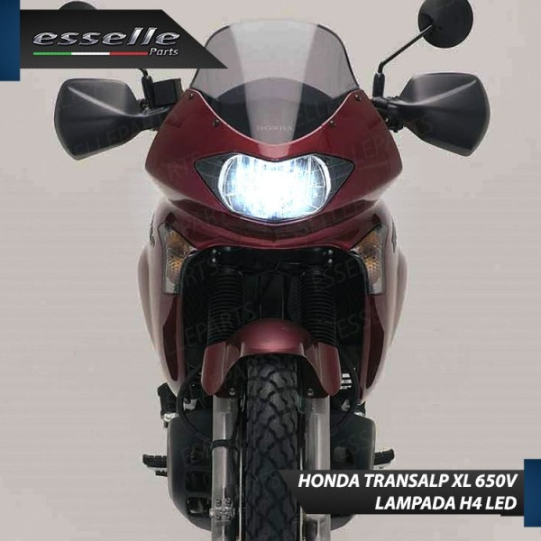 Kit Full LED Lampada H4 9000 LUMEN 6000K Honda Transalp XL 650V 2000-2004