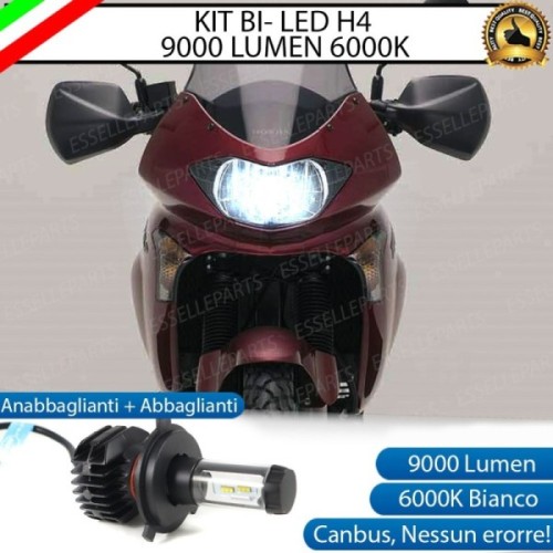 Kit Full LED Lampada H4 9000 LUMEN 6000K Honda Transalp XL 650V 2005-2006