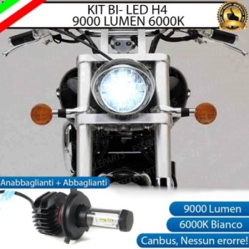Kit Full LED Lampada H4 9000 LUMEN 6000K Honda VTX 1800 C 2000-2006 Kit Full LED Lampada H4 9000 LUMEN 6000K Honda VTX 1800 C 2000-2006