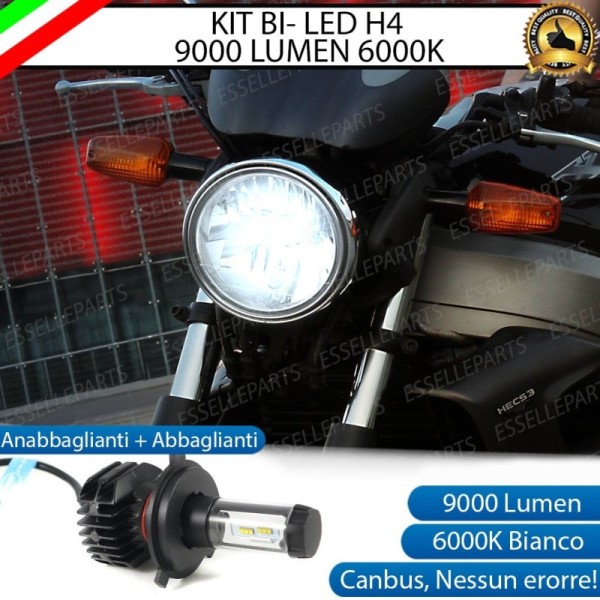 Kit Full LED Lampada H4 9000 LUMEN 6000K Honda X Eleven 1100 1999-2001