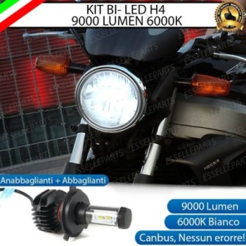 Kit Full LED Lampada H4 9000 LUMEN 6000K Honda X Eleven 1100 1999-2001