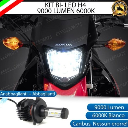 Kit Full LED Lampada H4 9000 LUMEN 6000K Honda CRF 250 RX 2019 Enduro