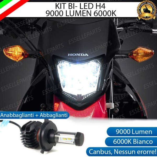 Kit Full LED Lampada H4 9000 LUMEN 6000K Honda CRF 250 X 2017 Enduro