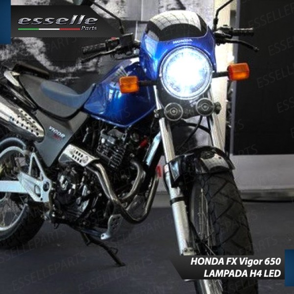 Kit Full LED Lampada H4 9000 LUMEN 6000K Honda FX Vigor 650 1999-2002