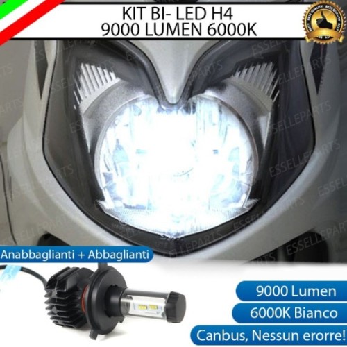 Kit Full LED Lampada H4 9000 Lumen Anabbaglianti Abbaglianti per SYM Jet 4 50 2007-2017 R