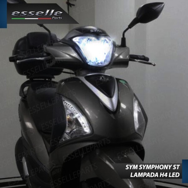 Kit Full LED Lampada H4 9000 Lumen per SYM Symphony 125 2017-2020 ST ABS
