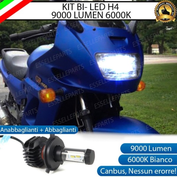 Kit Full LED Lampada H4 9000 Lumen per KAWASAKI GPZ 1000 RX 1986-1989