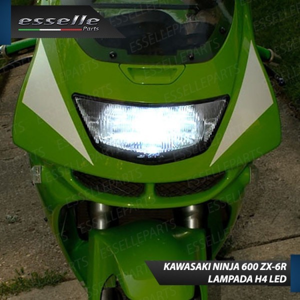 Kit Full LED Lampada H4 9000 Lumen per KAWASAKI Ninja 600 ZX-6R 1995-1997