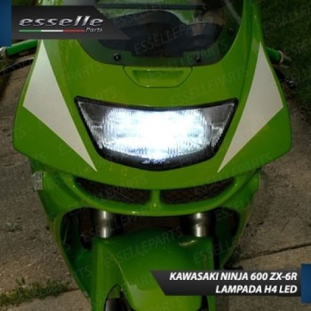 Kit Full LED Lampada H4 9000 Lumen per KAWASAKI Ninja 600 ZX-6R 1995-1997