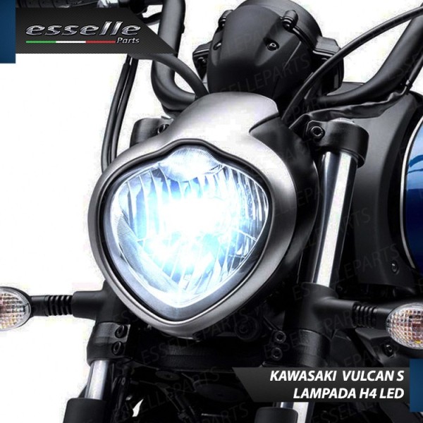 Kit Full LED Lampada H4 9000 Lumen per KAWASAKI Vulcan S 650 2017-2019 Cafe