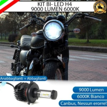 Kit Full LED Lampada H4 9000 Lumen per KAWASAKI W 800 2019-2021 Cafe