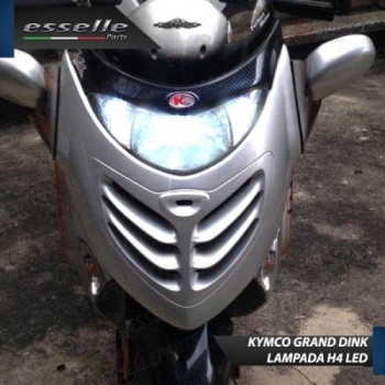 Kit Full LED Lampada H4 9000 Lumen per KYMCO Gran Dink 125 2001-2006