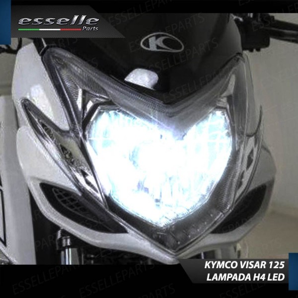 Kit Full LED Lampada H4 9000 Lumen Anabbaglianti Abbaglianti per KYMCO Visar 125 2020