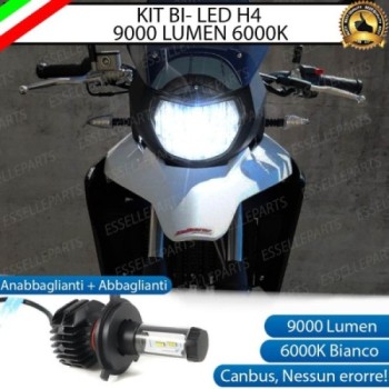 Kit Full LED Lampada H4 9000 Lumen Anabbaglianti Abbaglianti per MALAGUTI Dune 125 2019-2020