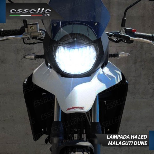 Kit Full LED Lampada H4 9000 Lumen Anabbaglianti Abbaglianti per MALAGUTI Dune 125 2019-2020