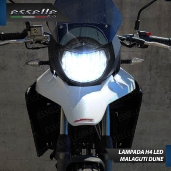Kit Full LED Lampada H4 9000 Lumen Anabbaglianti Abbaglianti per MALAGUTI Dune 125 2019-2020