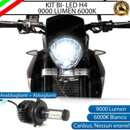 Kit Full LED Lampada H4 9000 Lumen per MALAGUTI Monte Pro 125 2019-2020