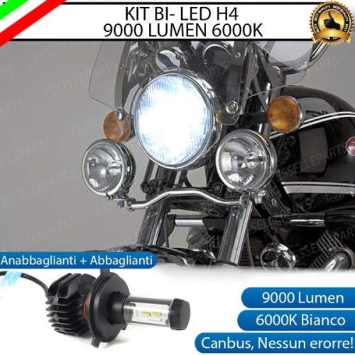 Kit Full LED Lampada H4 9000 Lumen per MOTO GUZZI California 1400 2012-2016 Custom