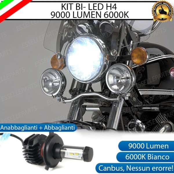 Kit Full LED Lampada H4 9000 Lumen per MOTO GUZZI California 1400 2015-2016 Touring SE