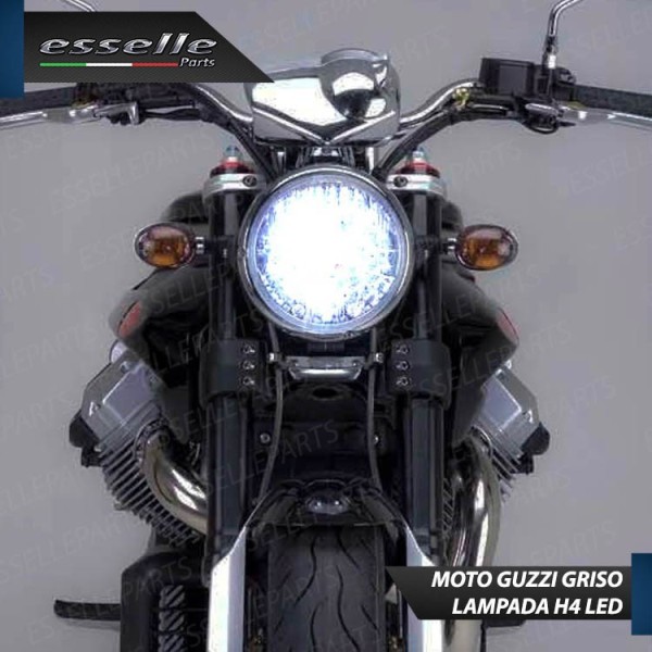 Kit Full LED Lampada H4 9000 Lumen per MOTO GUZZI Griso 1200 2007-2012 8V