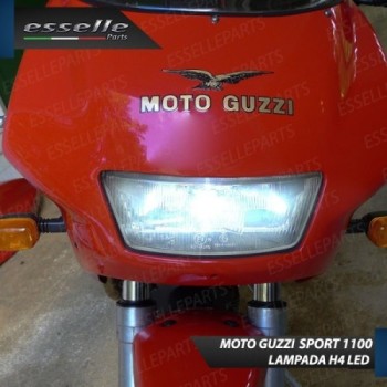 Kit Full LED Lampada H4 9000 Lumen per MOTO GUZZI Sport 1100 1995-1997