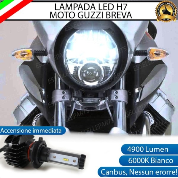 Kit Full LED Lampada H4 9000 Lumen per MOTO GUZZI Sport 1200 2009-2012 4V