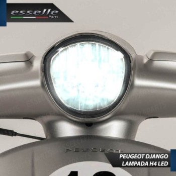 Kit Full LED Lampada H4 9000 Lumen per PEUGEOT Django 125 2014-2017 Allure