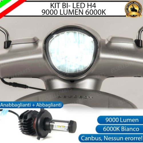 Kit Full LED Lampada H4 9000 Lumen per PEUGEOT Django 125 2016-2017 ID
