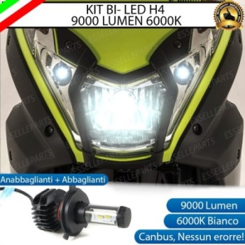 Kit Full LED Lampada H4 9000 Lumen per PEUGEOT Streetzone 50 2014-2017