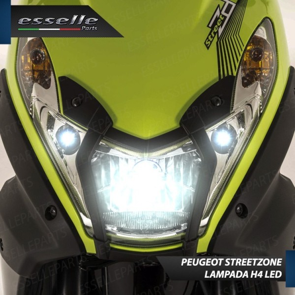 Kit Full LED Lampada H4 9000 Lumen per PEUGEOT Streetzone 50 2014-2017