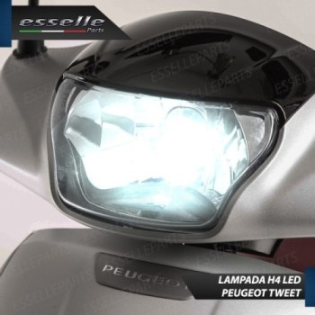 Kit Full LED Lampada H4 9000 Lumen Anabbaglianti Abbaglianti per PEUGEOT Tweet 150 2017-2020