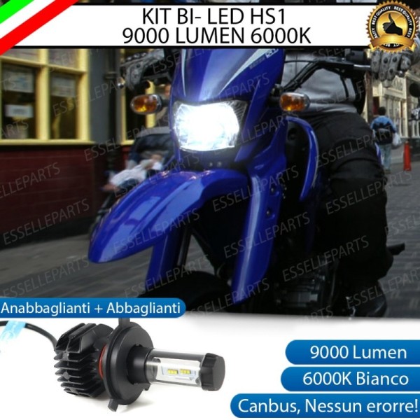 Kit Full LED Lampada H4 9000 Lumen Anabbaglianti Abbaglianti per SUZUKI DR 600 1985-1990 S