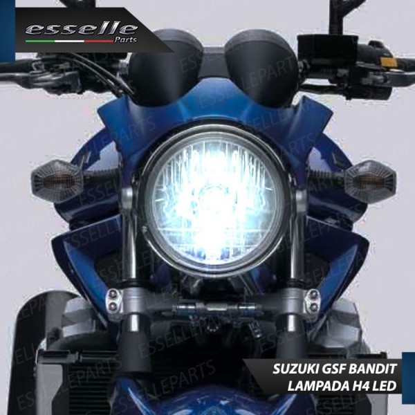 Kit Full LED Lampada H4 9000 Lumen per SUZUKI GSF 600 Bandit 1995-1999